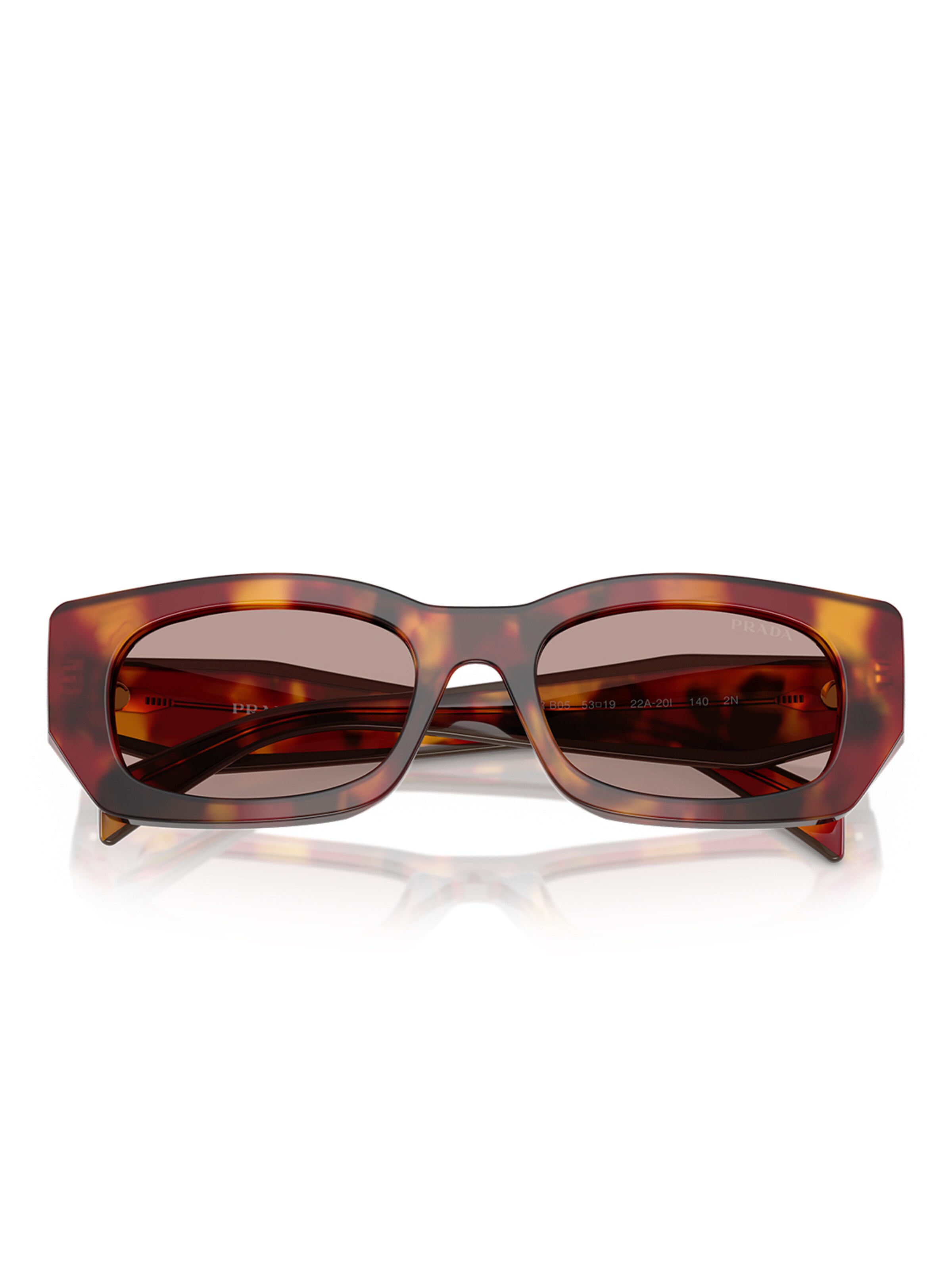 PRADA Zonnebril 'Prada  PRB05S 22A20I' in Bruin