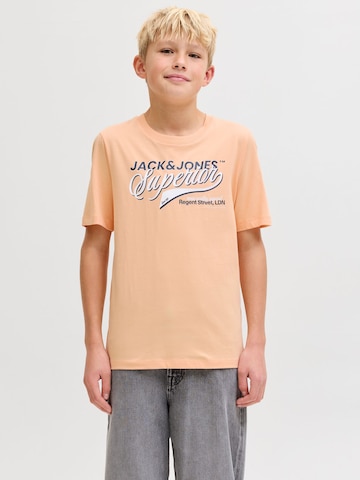 Jack & Jones Junior Футболка в Бежевый: спереди