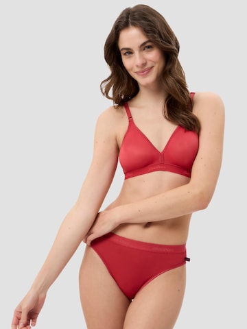 BeeDees Triangle Bra 'Soft-BH Microfun N' in Red