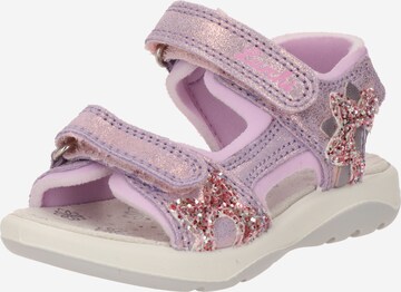 LURCHI Sandals 'Fia' in Purple: front