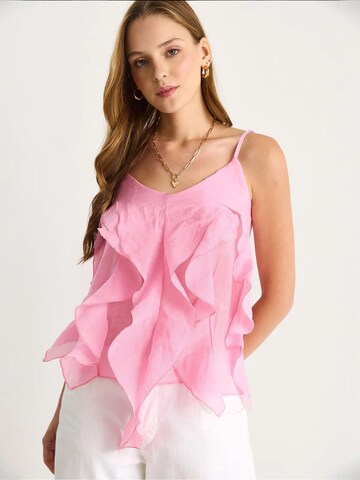 Chemisier Bianco Lucci en rose