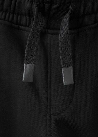 MANGO KIDS Tapered Nadrág - fekete: elől