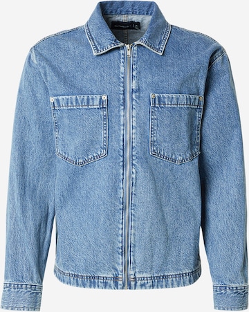 mėlyna Abercrombie & Fitch Demisezoninė striukė: priekis