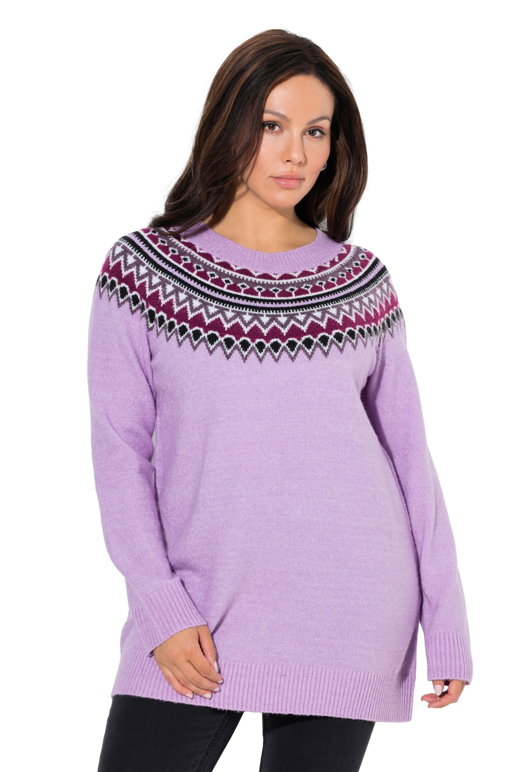 Ulla Popken Pullover in Lila: Vorderseite