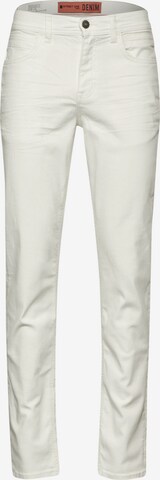 Street One MEN Regular Jeans in White: front