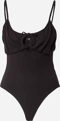 Body a maglietta di Missguided in nero: frontale
