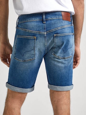 Pepe Jeans Slimfit Shorts in Blau