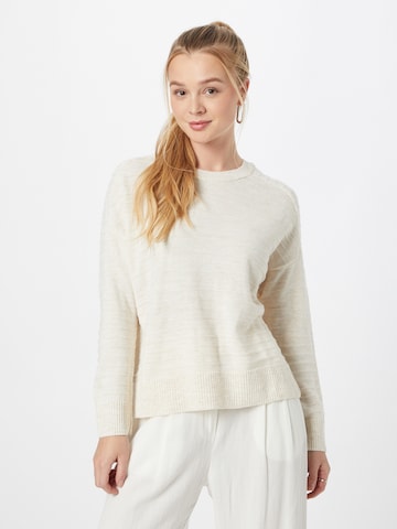 Pull-over 'Cata' ONLY en beige : devant