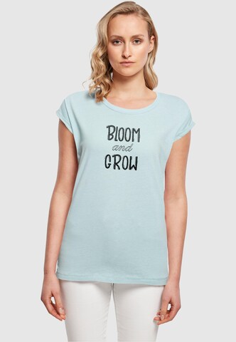 T-shirt 'Spring - Bloom And Grow' Merchcode en bleu : devant