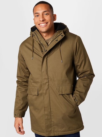 Thinking MU Winter Parka 'Peps' in Green: front