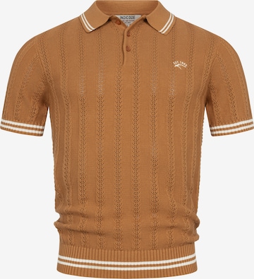 INDICODE JEANS Shirt ' INLuner ' in Bruin: voorkant