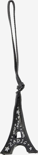 Zadig & Voltaire Avaimenperä 'ZADIG TOWER' värissä musta / valkoinen, Tuotenäkymä