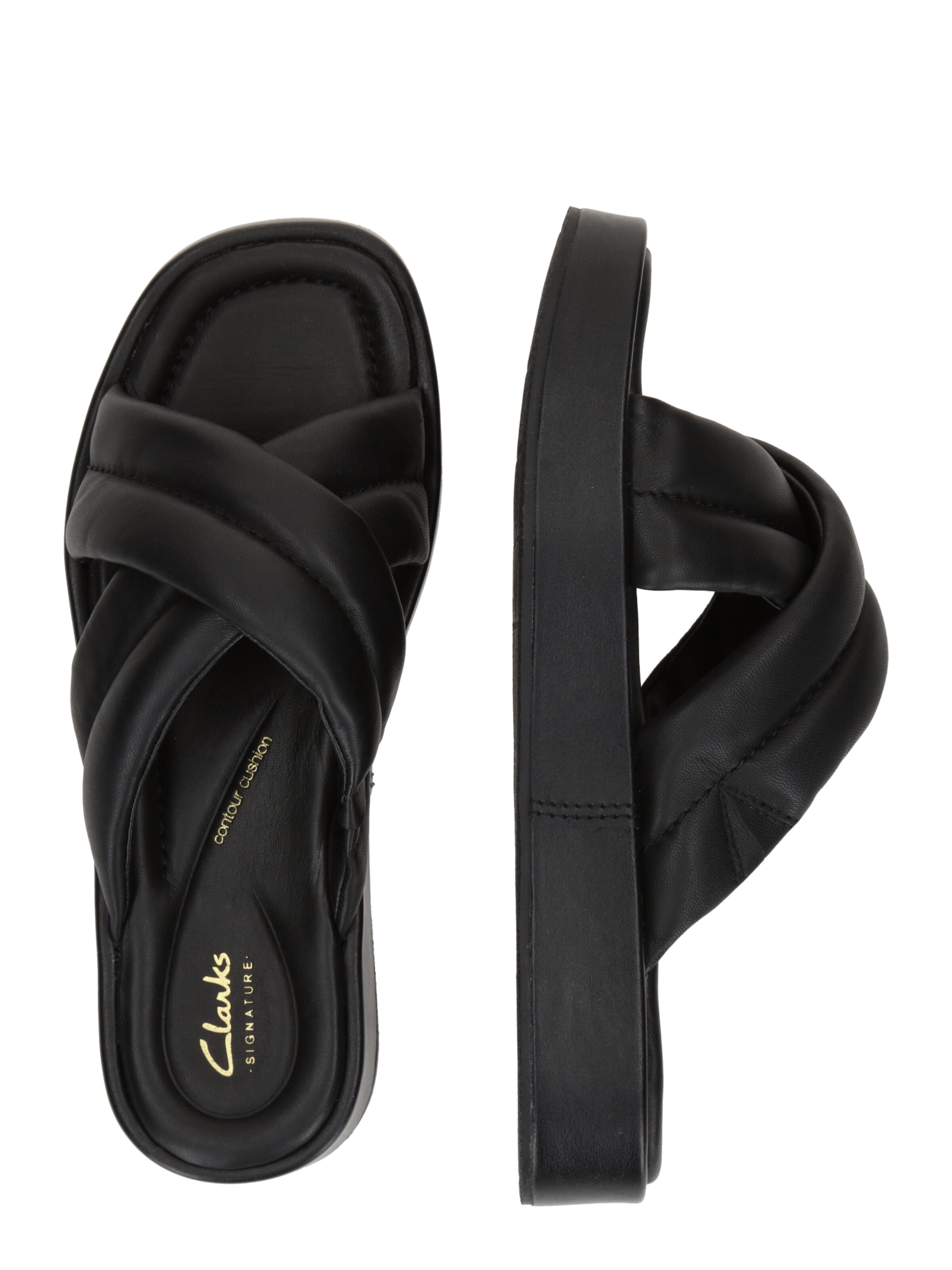 CLARKS Šľapky 'Alda Glide' - Čierna