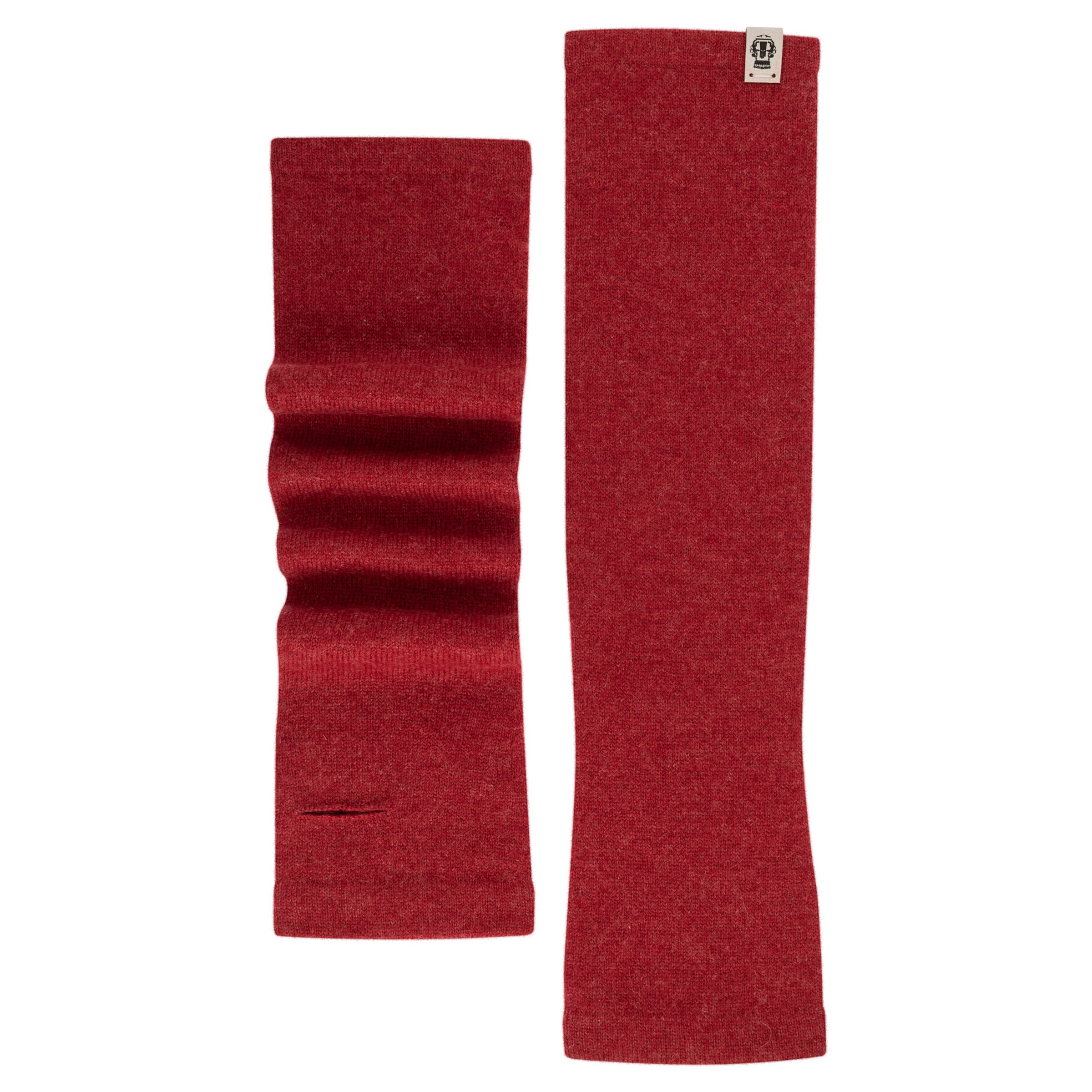 Roeckl Handwarmers 'PURE CASHMERE' in Rood: voorkant