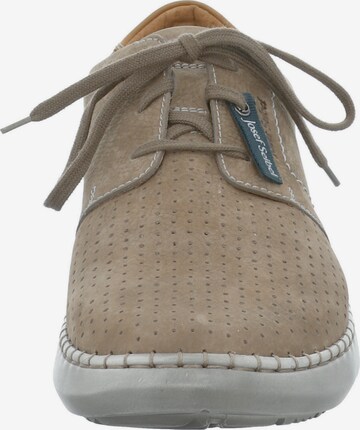JOSEF SEIBEL Athletic Lace-Up Shoes 'Louis 06' in Beige