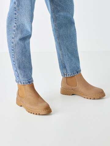 Chelsea Boots Tamaris en beige