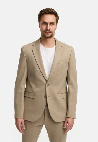 JEFF Regular Fit Sakko 'Ezra' in Beige: Vorderseite