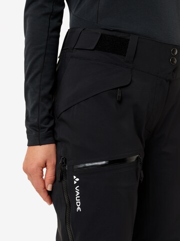 VAUDE Regular Outdoorhose 'Monviso' in Schwarz