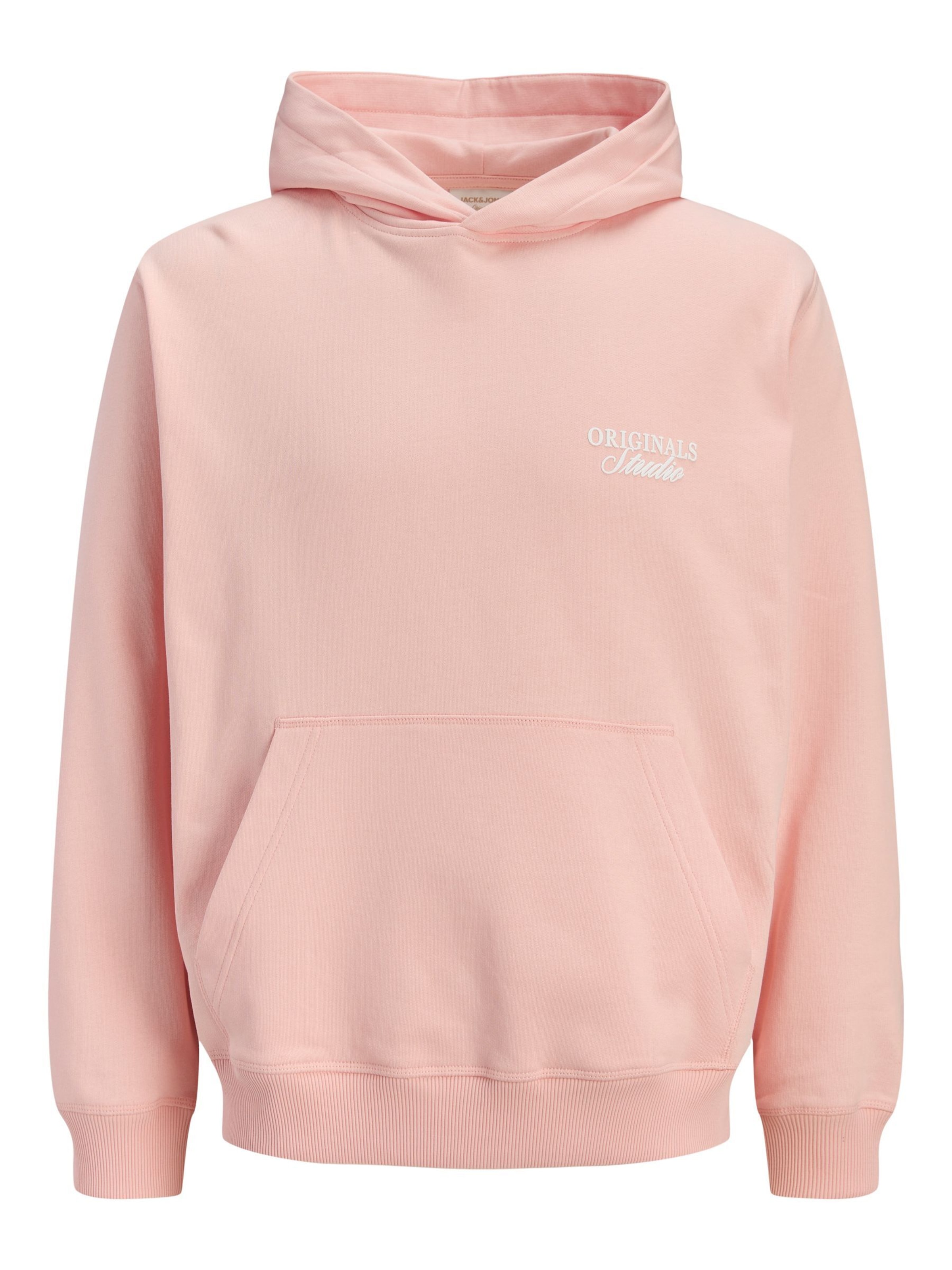 JACK & JONES Sweatshirt 'JORNorrebro' in Pink: front