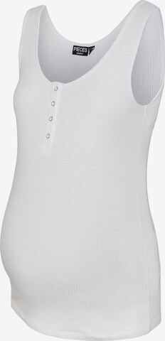 Pieces Maternity Top 'Kitte' in White