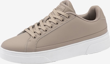 Baskets basses Ombre en beige : devant