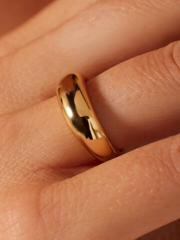 Lucardi Ring in Gold: front
