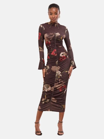 Abito di Lipsy in marrone: frontale