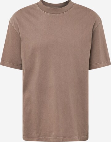 T-Shirt TOPMAN en marron : devant