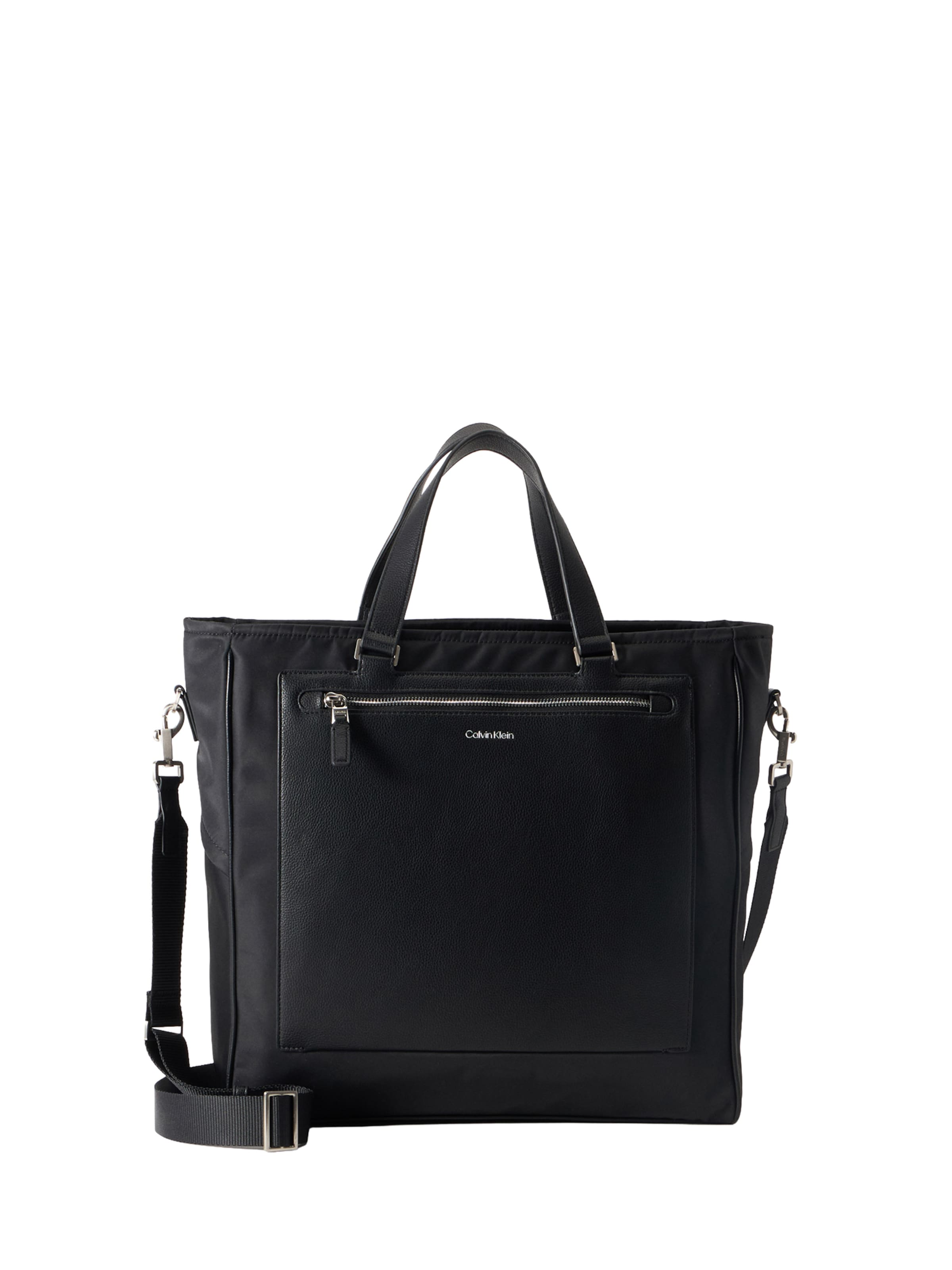 Calvin Klein Shopper 'SSNL' in Black: front