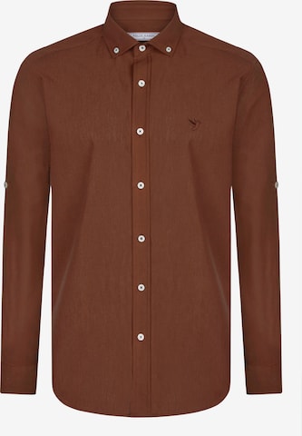 Felix Hardy Regular Fit Paita värissä pronssi: etupuoli