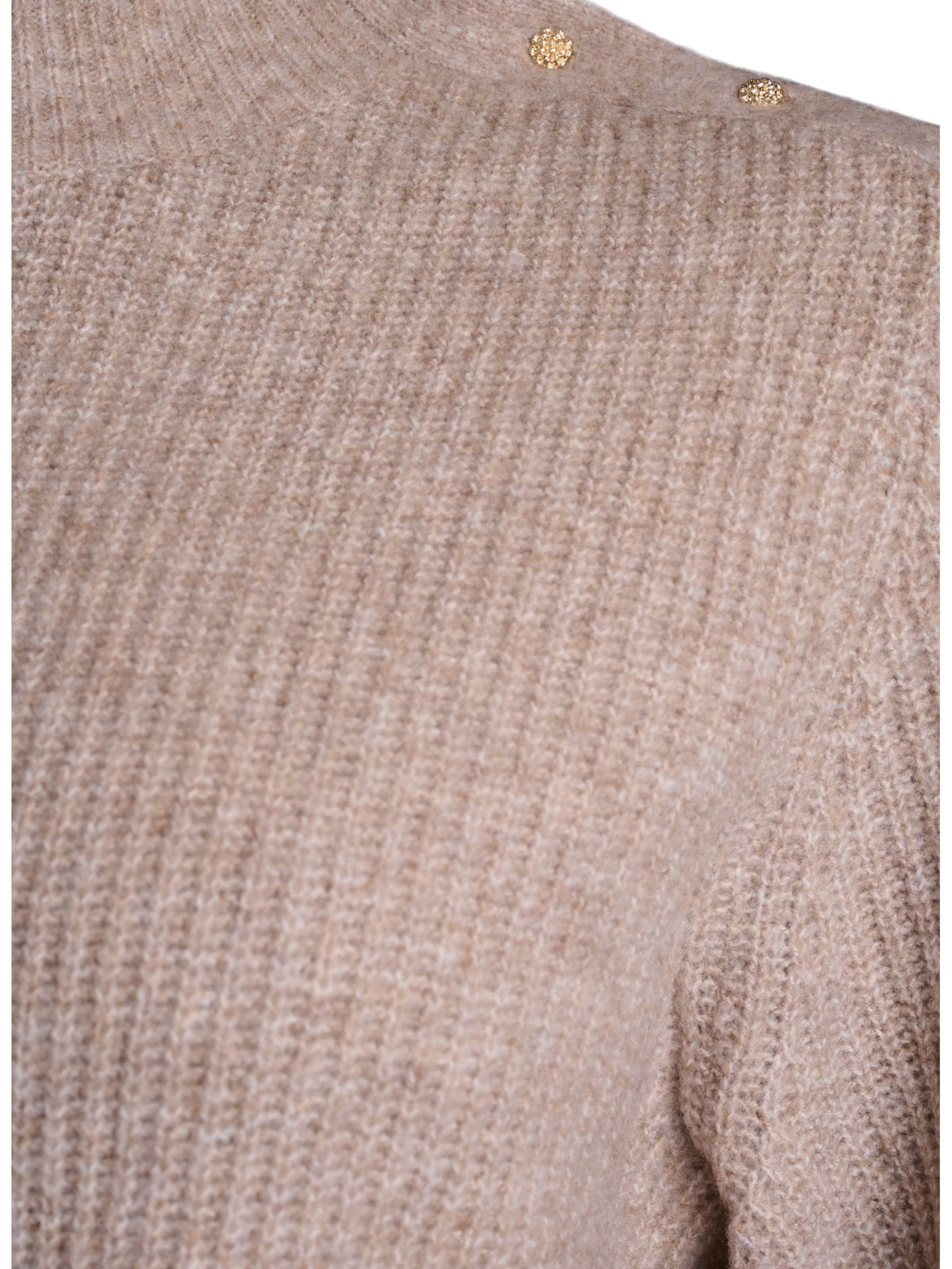 Zizzi Sweater 'CACOMFY' in Beige