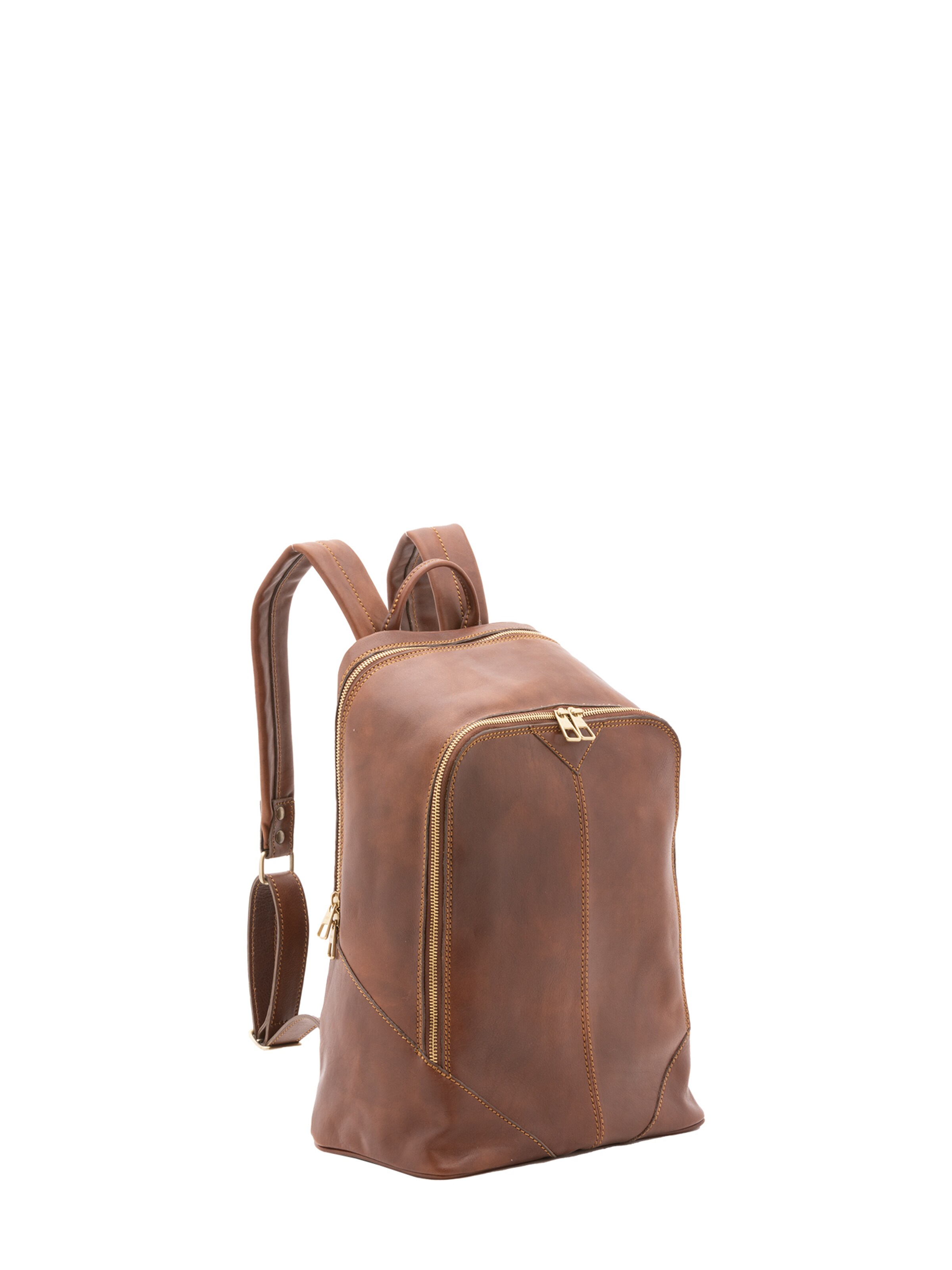 Sac à dos Viola Castellani en marron : devant