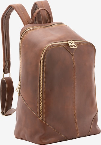 Viola Castellani Backpack in Brown: front