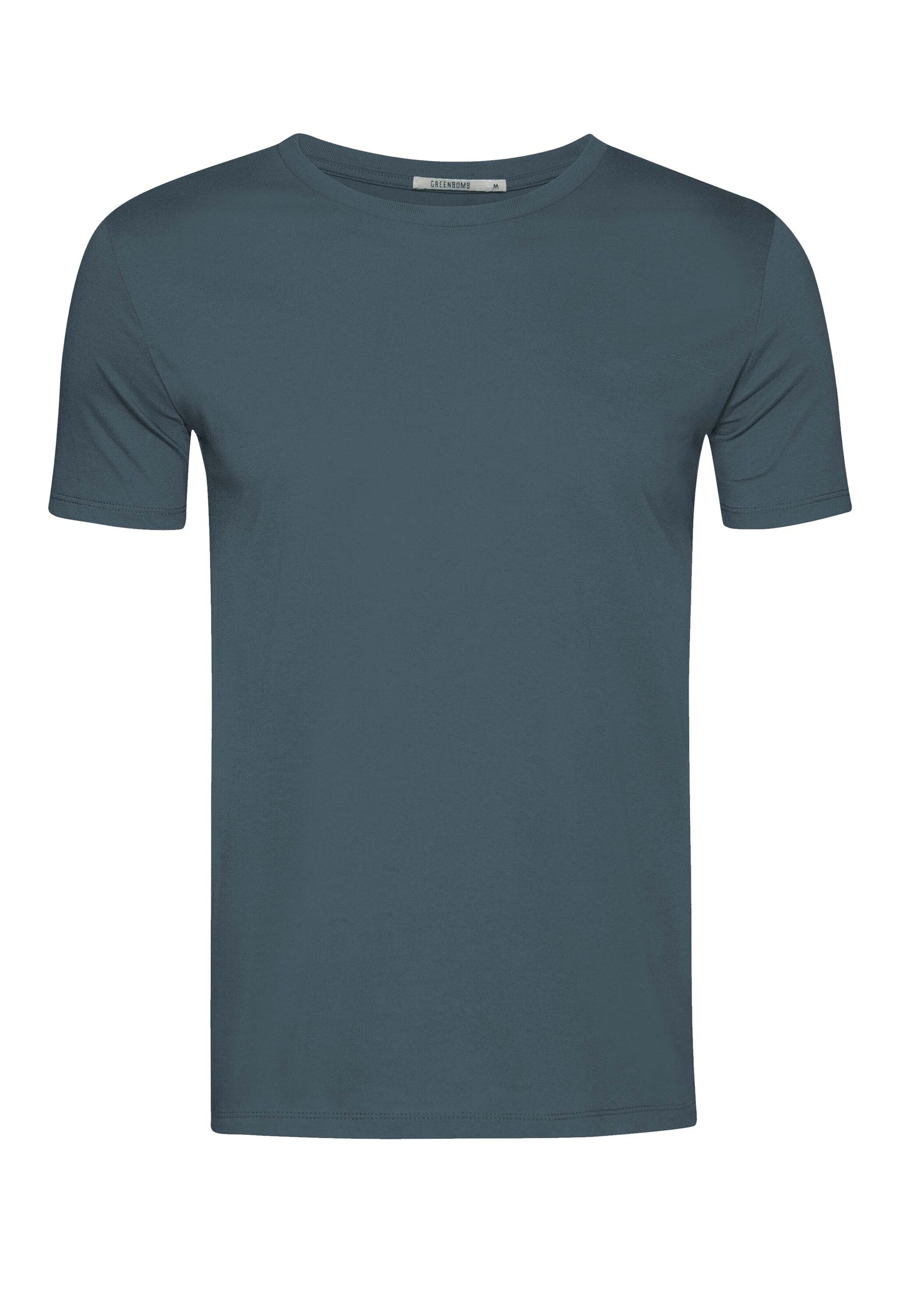 GREENBOMB Shirt in Blauw: voorkant