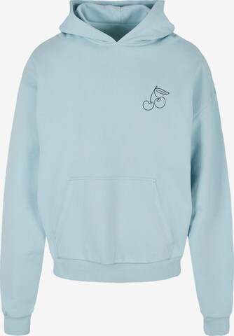 Sweat-shirt 'Cherry' Merchcode en bleu : devant