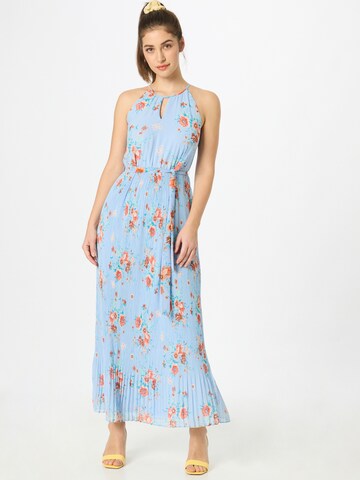 VILA Summer Dress in Blue: front