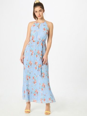 VILA Summer Dress in Blue: front