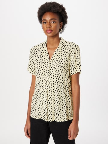 Wemoto Blouse 'Scotts' in Beige: voorkant