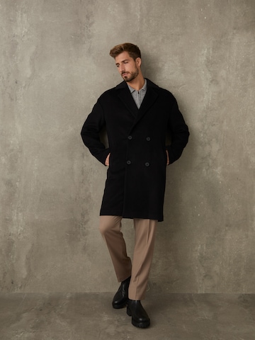 ABOUT YOU x Kevin Trapp Between-Seasons Coat 'Chris' in Black