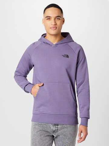 THE NORTH FACE Regular fit Sweatshirt 'Red Box' in Purple: front