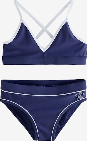 zils Next Trijstūra formas Bikini: no priekšpuses