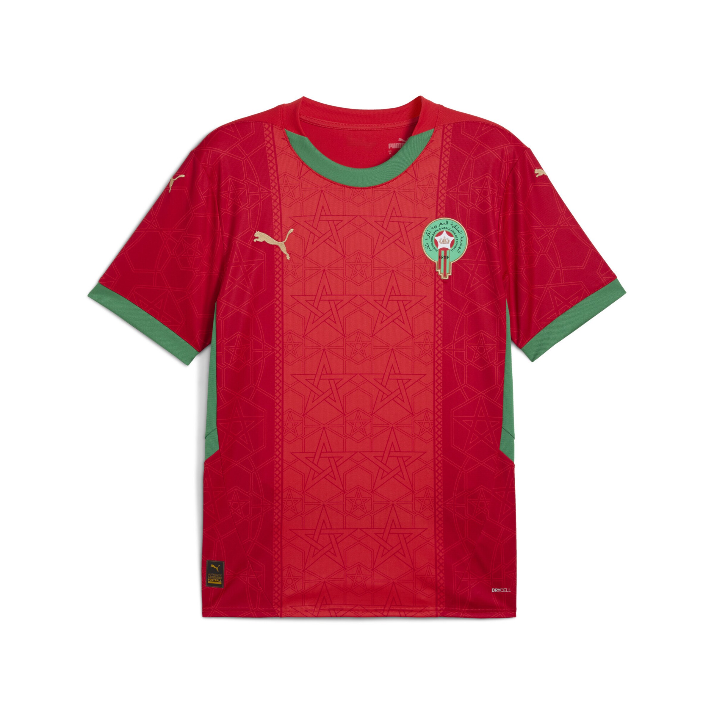 PUMA Trikot 'Marokko 2025' in Rot: Vorderseite