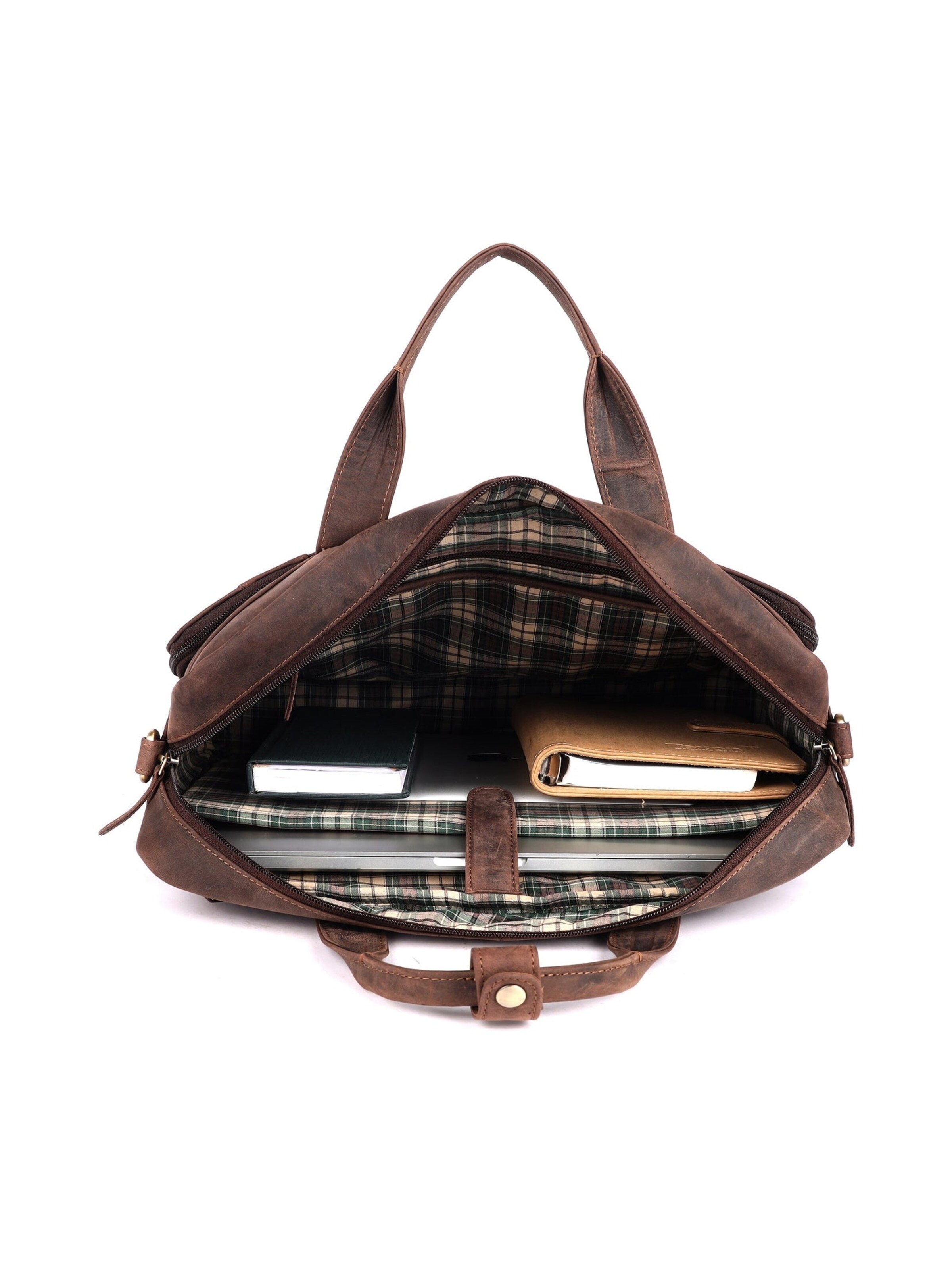 Benthill Laptop Bag in Brown