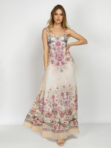 JIORO Kleid 'PAISLEY RED'‌‌‌‌‌ in Mischfarben