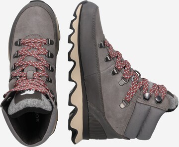 SOREL Lace-Up Ankle Boots 'Kinetic Conquest' in Grey