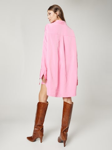 Hoermanseder x About You Shirt Dress 'Anna' in Pink