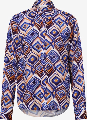 Marie Lund Blouse in Blauw: voorkant