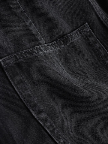 Next Zvonové kalhoty Džíny se sklady v pase – černá