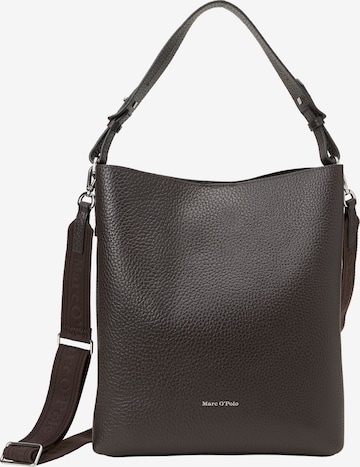 Sac bandoulière Marc O'Polo en marron : devant