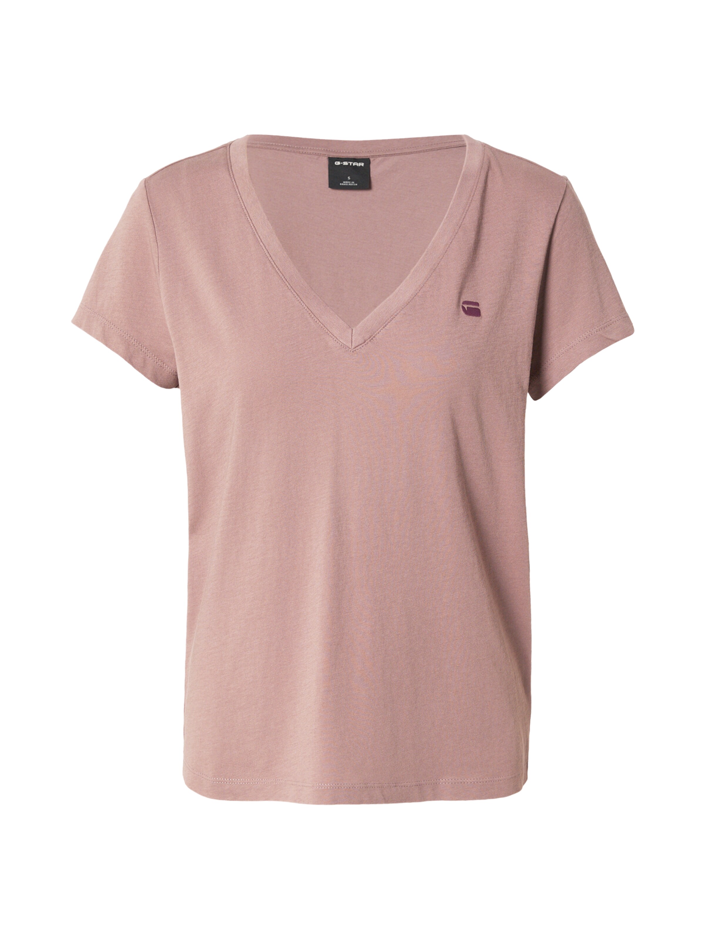 G-STAR Μπλουζάκι σε λιλά: μπροστά